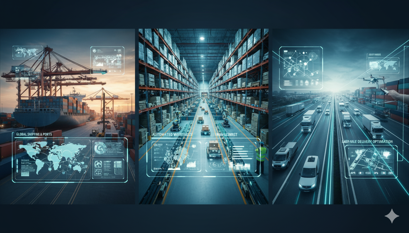 Robô industrial numa linha de produção